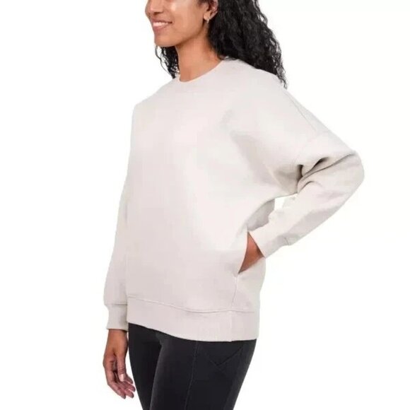 TUFF Athletics Med Sweatshirt Fleece Crewneck Pullover Shirt Pockets Activewear - Picture 5 of 6